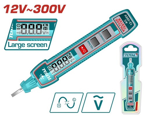 [FH38816] Buscapolo Ac 12-300V con Pantalla - Total