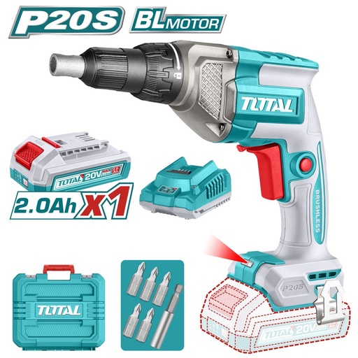 [FH38839] Atornillador de Impacto para Paredes de Yeso a Batería 20V Bl - Bat/car - TDSLI204281 - Total