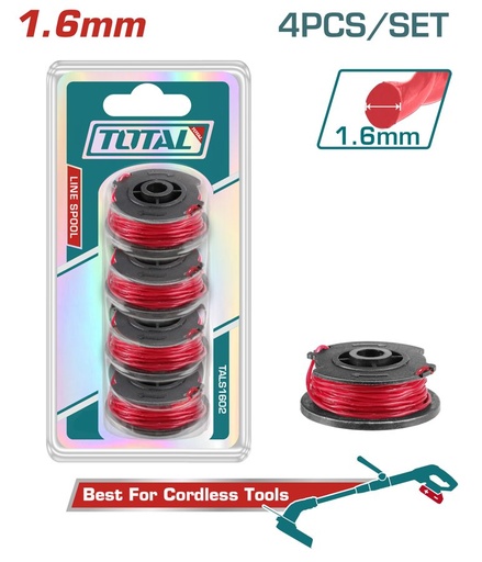 [FH38867] Carrete de Hilo para Bordeadora 1.6MM (4 Pzs) - Total