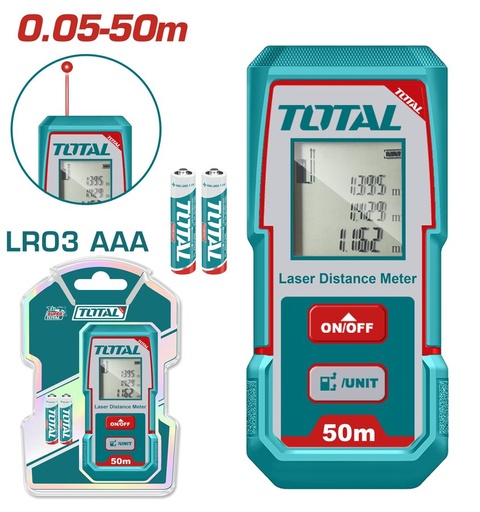 [FH38918] Medidor de Distancia Laser 0.05-50M - Total