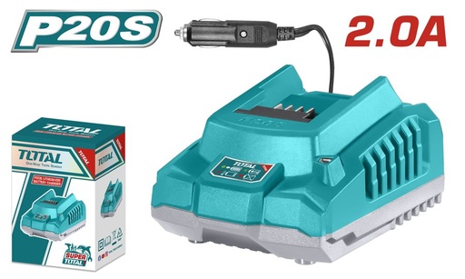 [FH38936] Cargador 20V2A para Toma de Autos 12V - Total