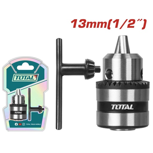 [FH38956] Mandril Metalico con Llave 13MM - Total