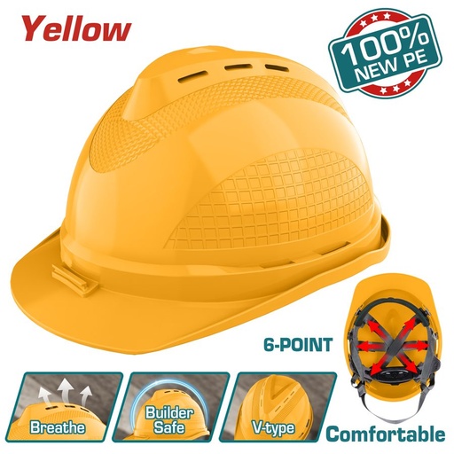 [FE38974] Casco de Seguridad (amarillo) - TSP8601 - Total