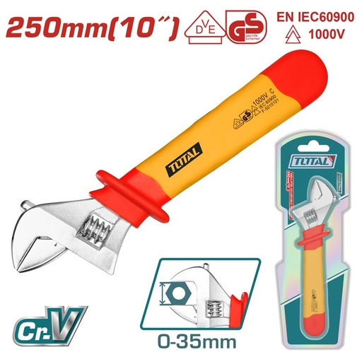 [FH38996] Llave Ajustable 250MM Aislada 1000V - Total