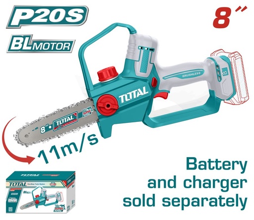 [FH39008] Motosierra a Bateria 20V 20CM (8 Pulg) Bl - sin Bat - TGSLI2088 - Total