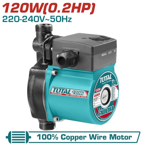 [FM39036] Bomba de Agua 0.2HP 8MTS 23L/MIN (1PULG) - Total