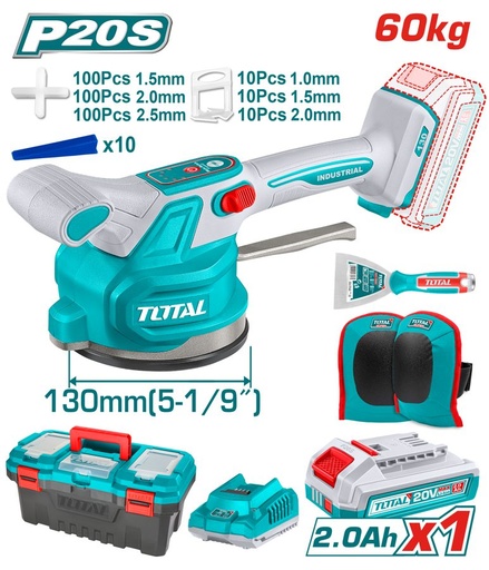 [FH39071] Herramienta Vibratoria P/ Azulejos a Bateria 20V - Bat/car - TTVLI20018 - Total