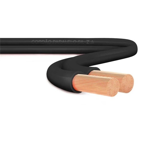 [EC39117] Cordon 2 x 1,00MM2 300V Negro - Rollo