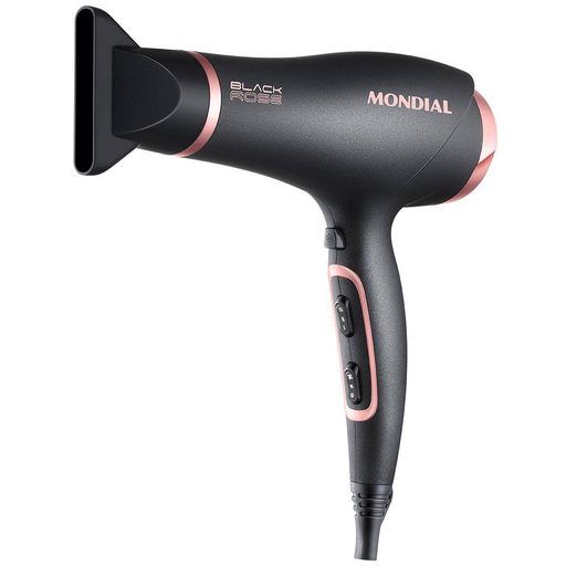 [HB39165] SECADOR DE CABELOS BLACK ROSE - 2000W  MONDIAL