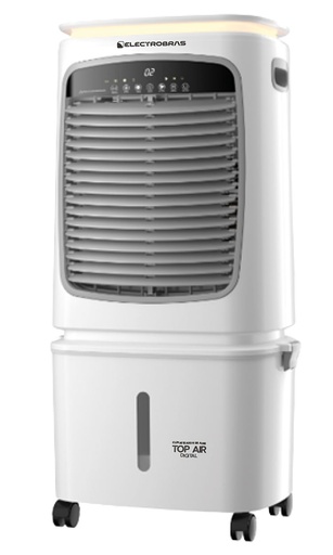 [HC39246] CLIMATIZADOR - TOP AIR DIGITAL 4EN1: PURIFICA, ENFRIA, HUMIDIFICA Y VENTILA RESERVORIO DE AGUA 25 LITROS  MONDIAL