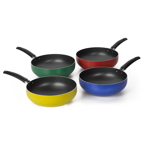 [HC39291] WOK SARTEN 28 C/TAPA LINEA: COLOR POP COLORES SURTIDOS  MONDIAL