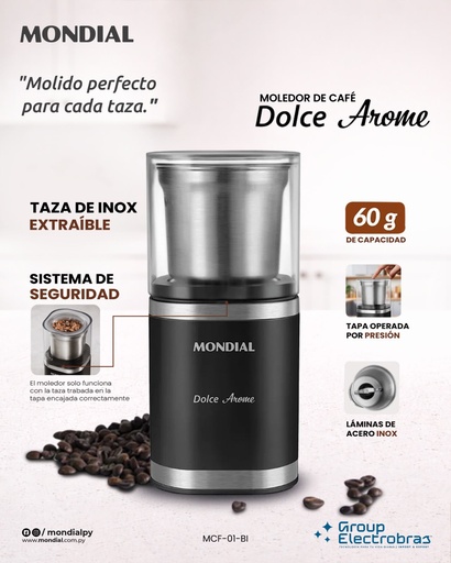 [HC39324] MOLEDOR DE CAFE DOLCE AROME MONDIAL