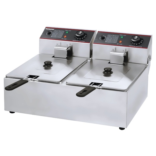 [G39407] Freidora Electrica 2 Tanques 12 LTS2 Tanques 6 - Consumer