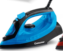[HE39464] Plancha a Vapor Azul - Consumer