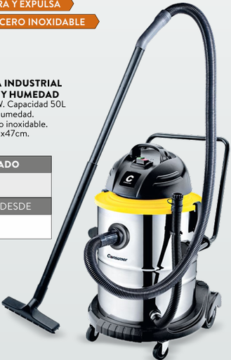 [HE39479] Aspiradora de 50 Litros - Consumer