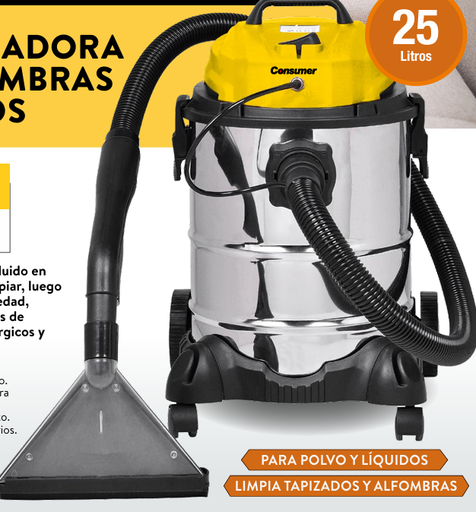 [HE39480] Aspiradora para Alfombra 25 Litros - Consumer