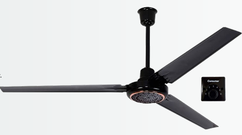 [HV39488] Ventilador de Techo de 56" Negro - Consumer