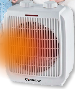 [HV39505] Caloventor Cmr-cv Turbo 1800/2000 W de potencia - Consumer