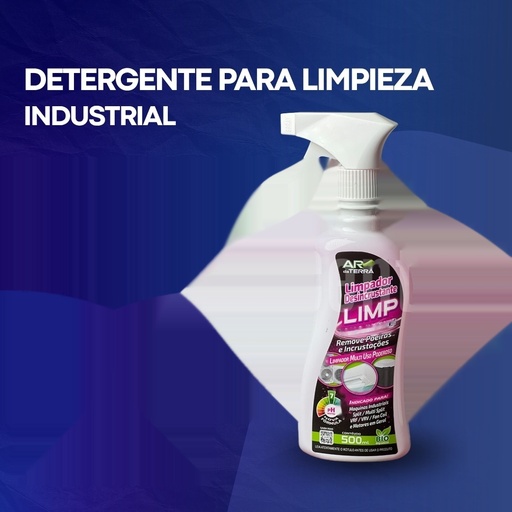 [HC39591] Detergente Desengrasante para Limpieza Industrial 500 ml - AR da Terra