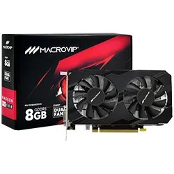 [TN39631] Placa de Video Macrovip Dual Radeon RX580 8GB V2 GDDR5