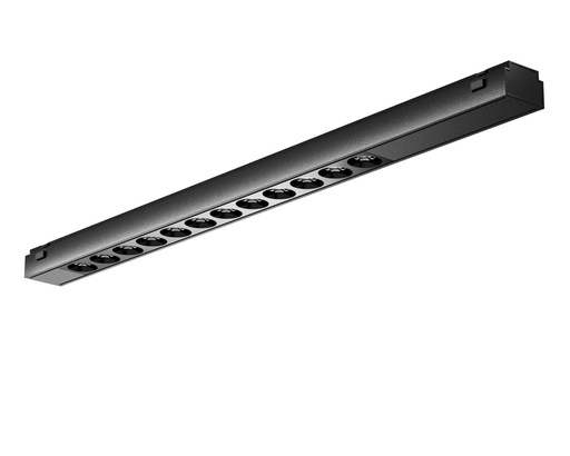 [EI39774] Artef LED Magnetico 12W 840LM 370MM 3000K Negro Magslim Leiden - Zaga