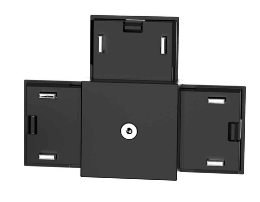 [EI39781] Union T Para Riel Magnetico Negro Magslim - Zaga