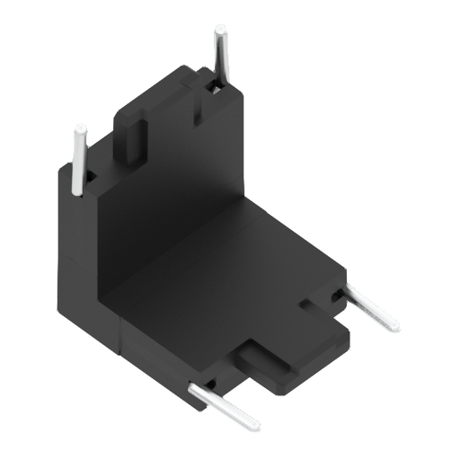 [EI39814] Union L Vertical Para Riel Magnetico Negro Nixx Minitrak - Zaga