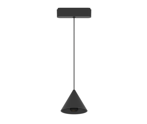 [EI39830] Colgante LED Magnetico 6W Luz Calida/neutra/fria Negro Conix Minitrak - Zaga