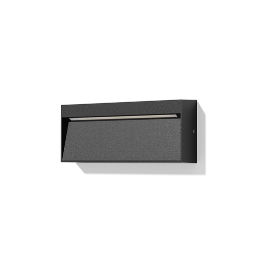 [EI39849] Aplique De Pared LED SMD 6W Luz Cálida Negro Calisto A Zaga