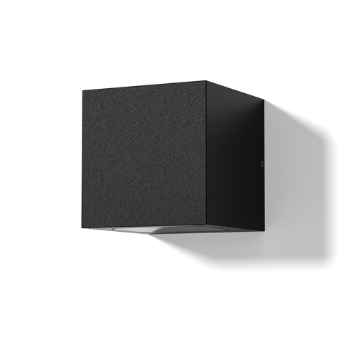 [EI39850] Aplique De Pared Unidireccional LED 4.6W Luz Cálida Cuadrado Negro Orion 5 Zaga