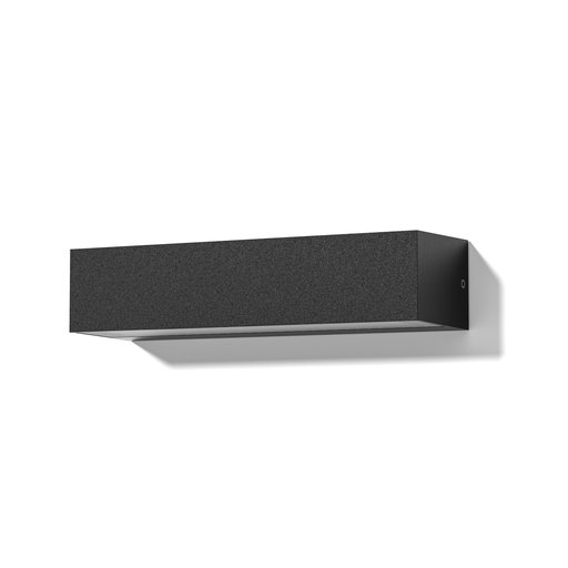 [EI39860] Aplique De Pared Bidireccional LED 11W Luz Cálida Negro Rectangular Canopus 2L Zaga