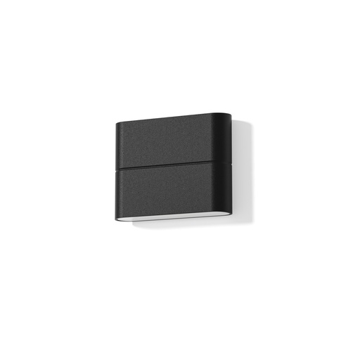 [EI39865] Aplique De Pared Bidireccional LED 6W Luz Cálida Negro Vega S Zaga