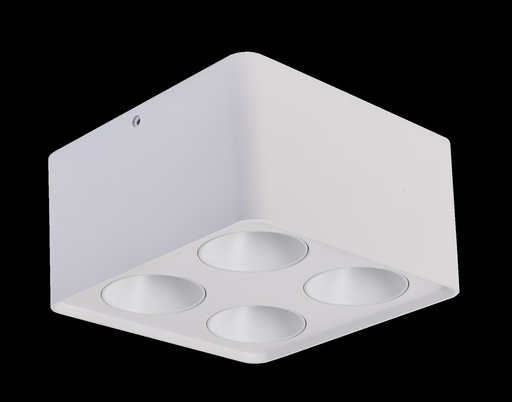 [EI39881] Artefacto LED De Adosar Techo 4L Cuad Fijo 24W Luz Calida Blanco Faron - Zaga