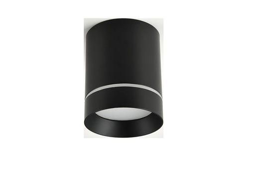 [EI39894] Artef LED De Adosar Techo 9W Luz Calida Negro Mael - Zaga