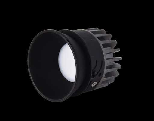 [EI39899] Modulo LED P/ Spot 6W 244LM Luz Calida Fijo Negro Gable - Zaga