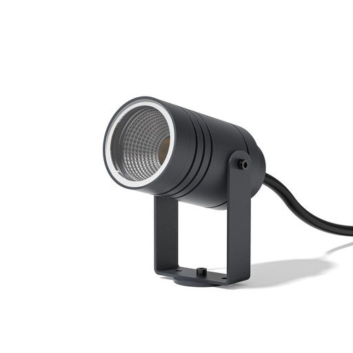 [EI39903] Spot Dicro GU10 Exterior Con Estaca Gris Oscuro Luna Zaga