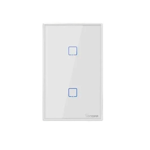 [ED39957] Interruptor WIFI 02 Modulos Blanco T2us2c - Sonoff