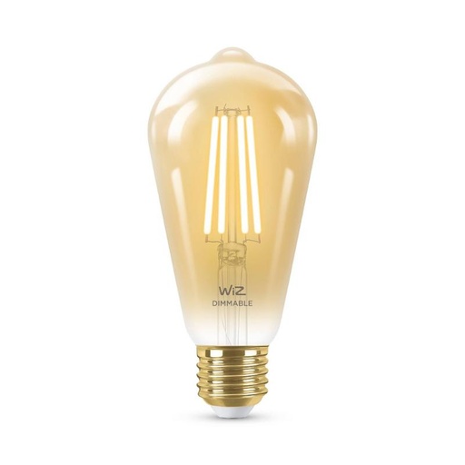 [EI40070] Lampara LED E27 St64 6.9W Ambar WIFI WIZ