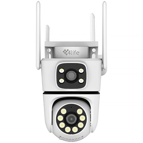 [FEC40122] Cámara WiFi 4life DualVue FLD25X 3.5K (6MP) Interior/Exterior