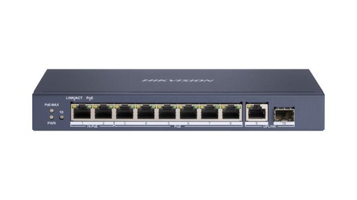 [EC40605] Switch POE De 08 Puertos Ds - 3E0510HP - E - Hikvision
