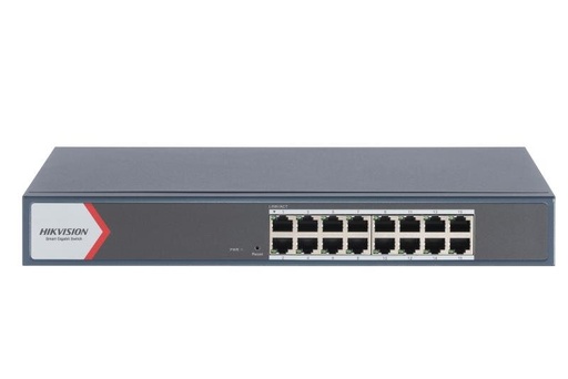 [EC40666] Switch De Red 16 Puertos Giga Smart Ds - 3E1516 - Ei - Hikvision