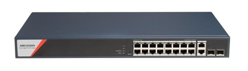 [EC40667] Switch POE 16 Puertos Giga +2rj +2sfp Smart Ds - 3E1520HP - Si - 16P2T2F - Hikvision