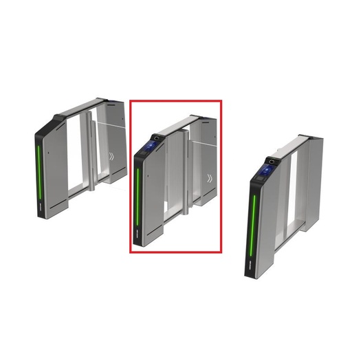[EC40781] Barrera Batiente Inteligente Qr Tarjeta Reco Facial Parte Medio Ds - K3b631tx - M/dpiql - Hikvision