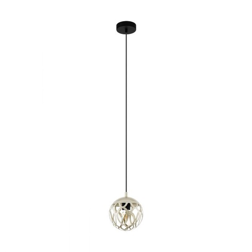 [EI40936] Colgante Mirtazza E27 De 1 Luz Beige/negro Eglo (outlet)