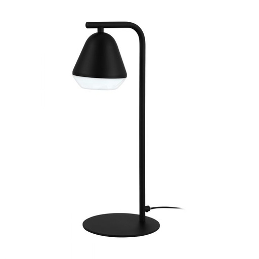 [HV40938] Velador Mesa Palbieta GU10 De 1 Luz C/ Lamp LED 3W Calida Negro Eglo