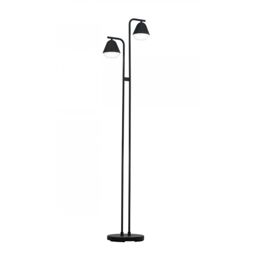 [HV41723] Velador De Pie Palbieta GU10 De 2 Luces Negro Eglo