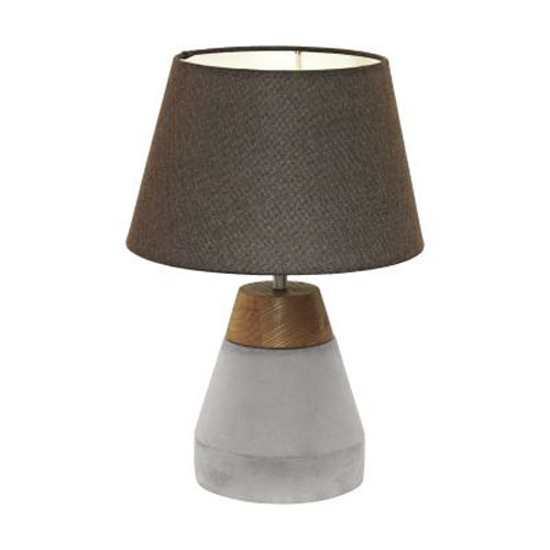 [HV41726] Velador Mesa Tarega E27 De 1 Luz Gris/madera Eglo