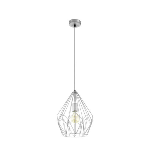[EI41733] Colgante Carlton E27 De 1 Luz Plata Eglo