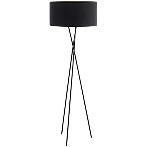 [HV41738] Velador Piso Fondachelli E27 De 1 Luz Negro/cobre Eglo