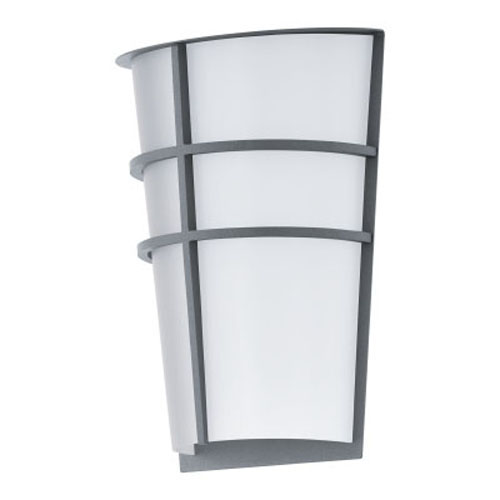 [EI41771] Aplique Breganzo De 1 Luz C/ Lamp LED 5W Calida Blanco/gris Eglo